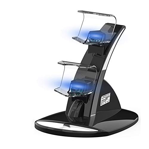 PS4 Controller Charger, Ponkor PS4 Controller Dock, Dual USB Charging Station for Sony PS4/PS4 Slim/PS4 Pro Controller/DualShock 4 - Thumbnail 7