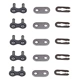 Podoy 415 Chain Black Master Link for 49-80cc 2-Stroke Motorized Bicycle Bike Gas Engine Parts( Pack of 5)