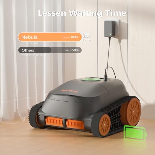 (2026 Upgrade) CoasTeering Pool Vacuum Robot with 210 Min Runtime, Smart Navigation, Wall & Waterline Cleaning, Cordless Robotic Pool Cleaner for Ingrounds & Above Ground Pools up to 3229 Sq.ft