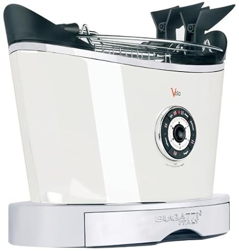 Bugatti VOLO - 2 Slice Electronic Toaster White: Amazon.co.uk: Kitchen