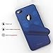 iPhone 7 Plus Case, Rebex & Ipaky All-Around Protective Cover [Non-Slip] Dual Layer Hard Case with Tempered Glass Screen Protector for iPhone 7 Plus (Blue)