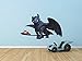 Toothless how to train your dragon Night fury 3D Wall Decal Sticker 18