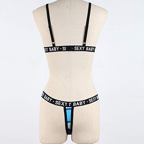 image for Women Sexy Bikini Set Camouflage Print Sexy Baby Lingerie Spaghetti St