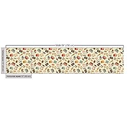 Ambesonne Vintage Fabric by The Yard, Retro Pattern