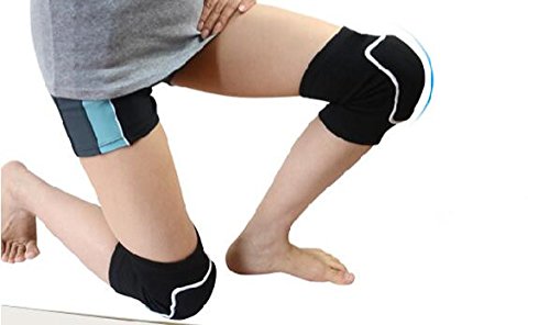 MINILUJIA Children Kids Knee Brace Tight Non-Falling Sponge Sleeves Breathable Flexible Elastic Support Protector Cover 2PCS/Pair (xs, Black)