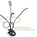 Homestarry 16 LEDs Clip on Reading Lights, Portable Outdoor Book Lights, Touch Switch 3 Levels Brightness Dsek Lamp,Certified with ROSH/CE, USB Rechargeable and Eye Protection for Readers, Kids, Table