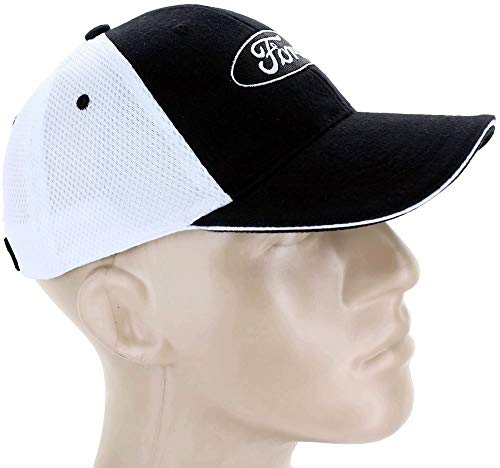 Ford Mesh Black Baseball Cap Trucker Hat Snapback F150 Mustang Focus Raptor (Certified Refurbished)