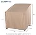 SunPatio Outdoor Oversized Chair Cover, Heavy Duty Waterproof Patio Chair Cover, Fade Resistant Large Deep Seat Chair Covers, All Weather Protection, 40