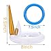 GROBRO7 18Pcs Unicorn Ring Toss Pool Game for Party Inflatable Floating Party Favor Unicorn Party Supplies Decoration for Kids Funny Family Indoor Outdoor Game Set
