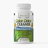Colon Detox Cleanse & Weight Loss Pills (120 Capsules) Quick 15-Day Ultimate Intensive Herbal Supplement Formula - Total Cleansing Flushes Toxins & Eliminates Waste