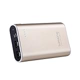 Lumsing Portable Charger 10050mAh Premium External Power Bank for SmartPhones Tablets(Gold)