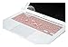 MOSISO Plastic Hard Shell Case & Keyboard Cover Skin Only Compatible with MacBook Air 11 inch (Models: A1370 & A1465), Rose Gold