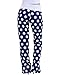 HDE Womens Cotton Pajama Pants Wide Leg Sleepwear Casual Loose Lounge PJ Bottoms,Navy Blue White Polka Dots,Medium