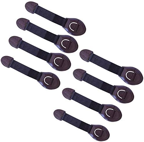Baby Kids Safety Locks For Drawer Door Cabinet Cupboard Fridges Closet Window Locks Set of 8