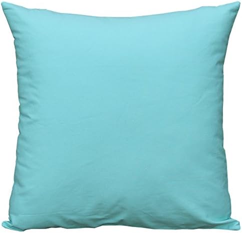 Seafoam Green Throw Pillow Covers, Mosong Cotton Pillow Covers/Cases For Couch/Bed/Chair/Nursery, 18"x 18" (Seafoam green)