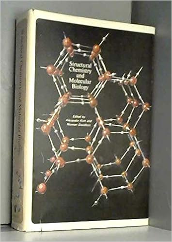 Structural Chemistry And Molecular Biology Rich Alexander And Norman Davidson Editors 9780716701354 Amazon Com Books