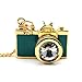 New Retro Camera Photographer Necklace in Green