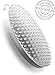 Waterproof Exfoliating Brush Stops Ingrown Hair Razor Bumps Shaving Face and Body Scrubber by WIZKER primary