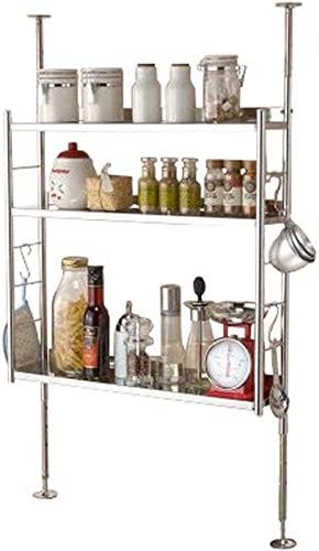 スパイスラック 突っ張り シンク上 調味料ラック 3段 ワイド 幅60cm おしゃれ ステンレス 燕三条製 日本製 S 22