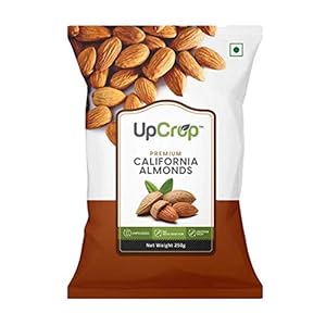 Upcrop Dried Almonds Family (Premium Almonds 250g)