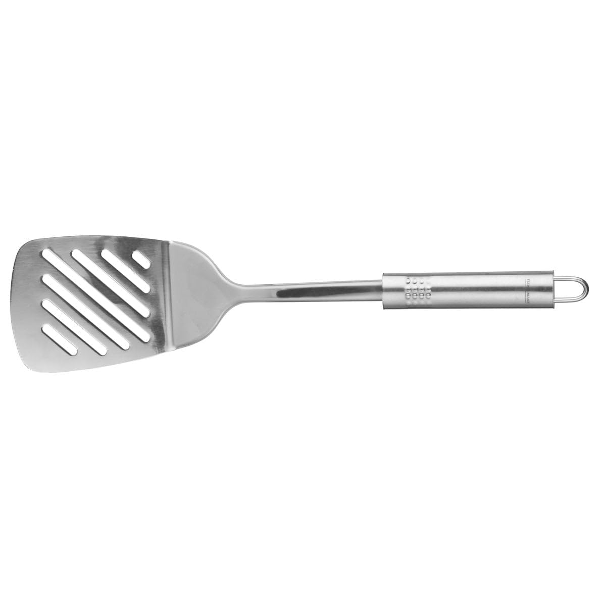 Fackelmann Stainless Steel Slotted Turner, Silver, 33 x 7.9 x 4.5 cm