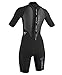 O'Neill Wetsuits Wetsuits Womens 2 mm Reactor Short Sleeve Spring Suit, Black, 6