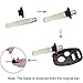 Febrytold 2 Pcs Keyless Entry Remote Key Shell for Honda, 3 Buttons Key Fob Casing for Honda Civic CR-V Fit Accord Crosstour Odyssey CR-Z and 1 Pcs Screwdriver (Only Key Shell)