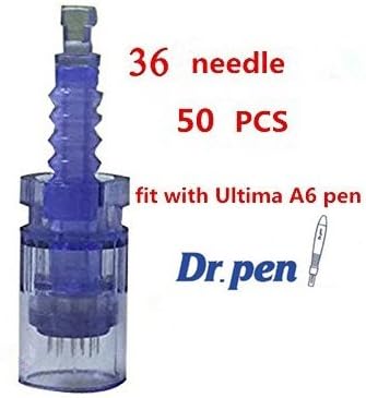 Ultima A6 Pen SPA Beauty Tool Parts 50 Pcs Replacement Cartridges (36 Bayonet Slot)