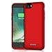 Battery Case for iPhone 8/7,6000mAh Rechargeable Charger Case Portable External Battery Pack for Apple iPhone 7/8 Protective Charging Case Battery Power Bank (4.7 Inch) (Red)