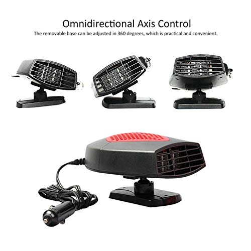 Auto Verwarming 5 In 1 Luchtreiniger 12 v 24 500 Koeler Droger Demister Ontdooster 2 In 1 Warm Fan Truck Van Auto Heater - Afbeelding 4