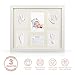 Baby Handprint Kit, iSiLER Baby Shower Keepsake Kit For Parents, Baby Handprint and Footprint Frame Kit For Room Wall or Table Decor, Premium Clay & Wood Frame Non Toxic and Safe