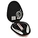 Geekria UltraShell Case Compatible with FKANT, Sony, LG, Jabra, Bluenin, Avantree, COULAX Headphones, Replacement Protective Hard Shell Travel Carrying Bag with Cable Storage (Rose Gold)