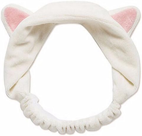 Cat Ears Cute Headband for Face Cleansing Facial Mask 6 Colors by UmayBeauty