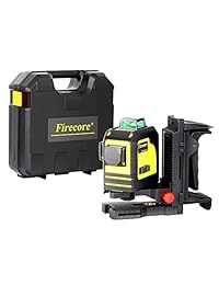 firecore 93tg profesional 3 avión nivel láser autonivelante herramienta, verde (pilas incluidas)