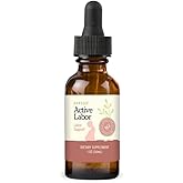 SPRIGS Active Labor, 1 Oz | Herbal Birth Support Tincture Supplement with Blue Cohosh, Red Raspberry Leaf & Motherwort Herb | Birthing Kit Essential to Help Healthy Contractions & Kick Start Delivery