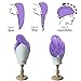 Yugefom Hair Turban Towel, 2 Pack Curly Hair Towel, Microfiber Hair Towel Wrap Ultra Absorbent Fast Drying Large Soft Anti-Frizz for Long Thick Hair Women Girls (Purple/Blue)