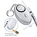 Safesound Personal Alarm Keychain, Emergency Self-Defense Security Alarms with LED Light, 140db Personal Alarm for Women Elderly Kids Night Workers (3 Pack, Silver & Black)