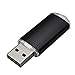 TOPESEL 5 Pack 8GB USB 2.0 Flash Drive Memory Stick Thumb Drives (5 Mixed Colors: Black Blue Green Red Silver)