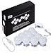 Ollny Hollywood Style LED Vanity Mirror Lights Kit 10 Dimmable Light Bulbs Stick on Lighting Fixture Strip for Makeup Vanity Dressing Table 4000K Plug in