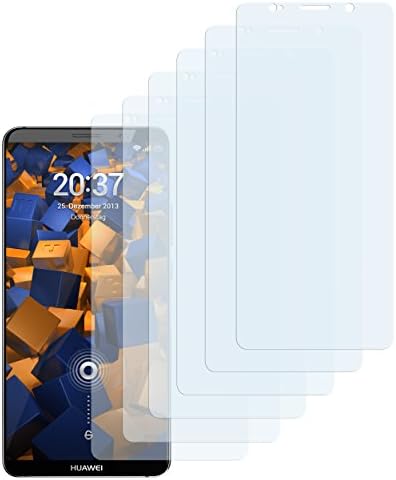mumbi screen protector film for Huawei Mate 10 Pro, deliberately smaller than the display as it is curved, 6 pieces