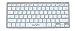 BATTOP Wireless Bluetooth Keyboard For IPad / IPhone /PC/ IOS System (Apple Style Keyboard) Silver Color