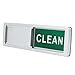 Nano Shield Dishwasher Magnet Clean Dirty Sign, 2019 New Design Decorative Dishwasheer Indicator Slidee Reminder with Sticky Tab Adhesion, Slide Signs Cool Kitchen Gadgets - Silver