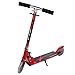 Goplus Folding Kick Scooter for Kids Deluxe Aluminum 2 Wheels Glider Adjustable Height with LED Light Up Rear Wheel for Girls and Boys (Red)
