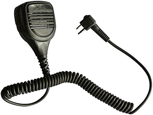 Heavy Duty Shoulder Remote Speaker Mic Microphone PTT for 2-pin Motorola Radio CP040 CP200 XTNi DTR VL50 by Xunbin