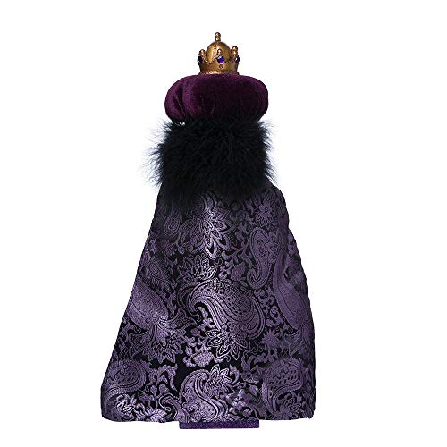 Hollywood Nutcrackers Kurt Adler Hollywood King Nutcracker, 18-Inch, Purple (Renewed) - Thumbnail 2
