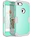 iPhone 8 Case, AOKER [New] [Perfect Fit] [Drop Protection] [Anti-scratch] Three Layer Heavy Duty High Impact Resistant Shockproof Full-Body Protective Case Cover for Apple iPhone 8 (Mint 2)