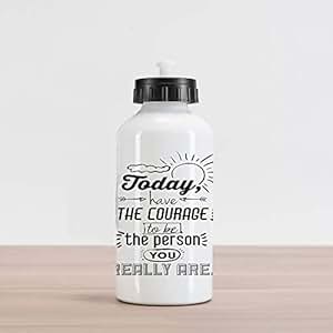 insulated motivational water bottle