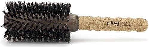 Ibiza Hair Brush - g4 Boar Bristle Round Hair Brush For Coarse Hair - Salon Quality Heat Resistant 65Mm Brush - Made In Spain