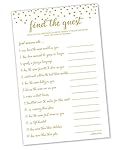 Find the Guest - Game - Gold Confetti (50-sheets)