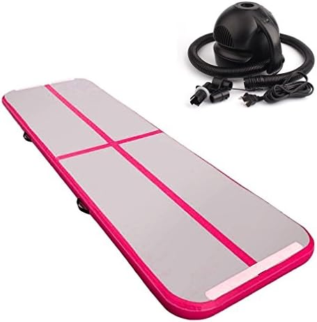 10x3.3x0.3 Feet Inflatable Air Track Tumbling Gymnastic / Yoga / Taekwondo / Water Floating / Camping Training Mat with 400W Electrical Pump and Includes Carry Bag (Excellent Gift to Daughter)